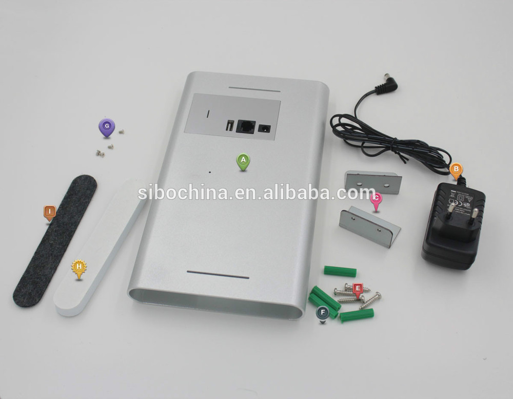 On Wall Mount Rugged Android POE Tablet For Meeting Room Pre-ordering System