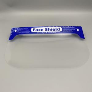 Quality Plastic PET Disposable Face Shield Double Anti Fog For Full Facial Protection wholesale
