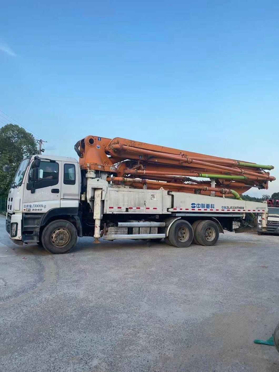 Truck Mounted Pump Contractor Zoomlion 47m for Ready Mixer Used Concrete Pump