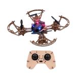 2.4g Remote Control Quadcopter Set Bemay Toy Wooden Assemble Educational Rc