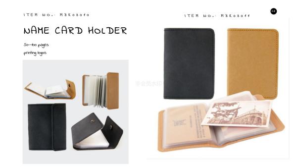 Cheap ECO-Friendly washable kraft paper name card, card holder for sale