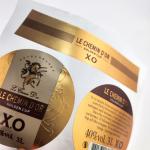 Personalized Brandy Label Custom Whiskey Bottle Sticker For Drinks Weddings