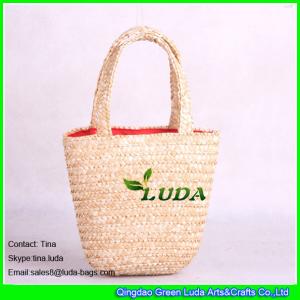 Quality LUDA small straw beach totes weat straw made plain straw handbag wholesale