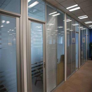 Quality Double Glazing Aluminum Glass Office Partitions For Individually Space wholesale
