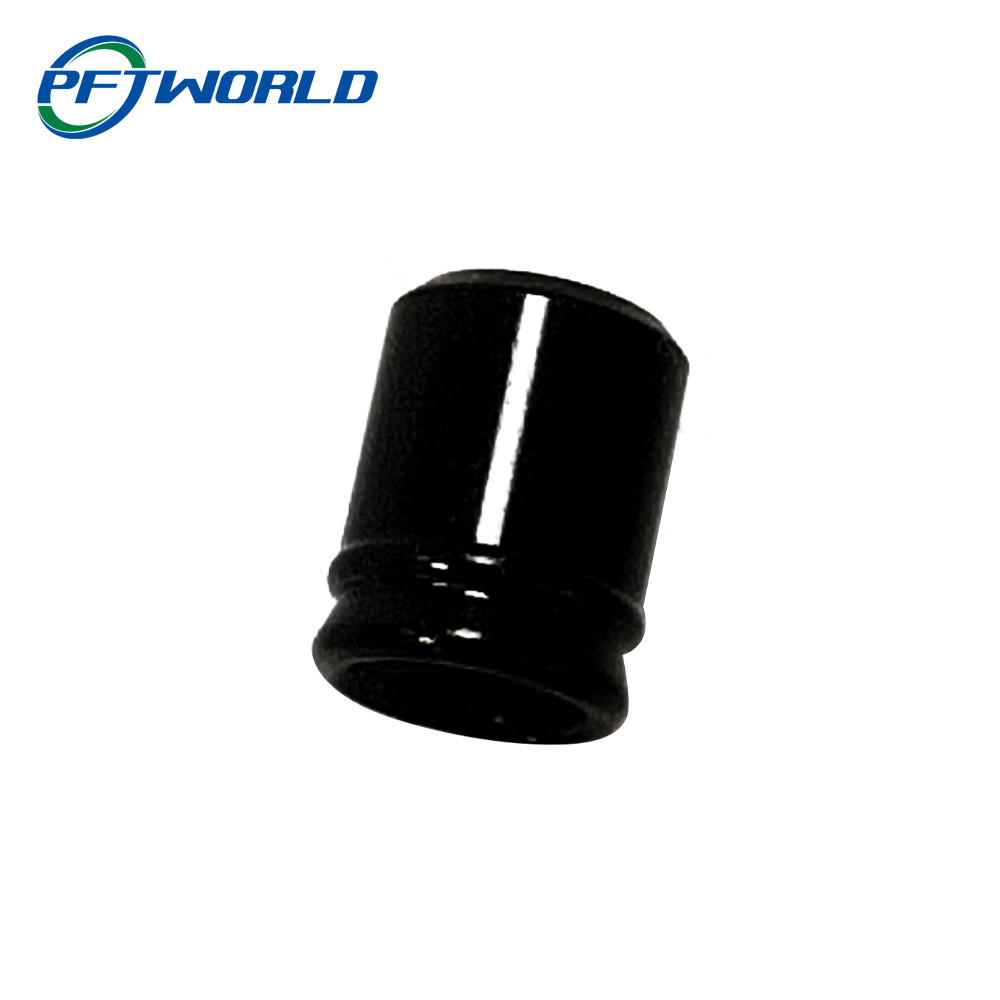Custom CNC Turning Machining Service Aluminum Parts Black Anodizing High Quality