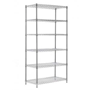 Quality Office Modern 6 Tier Chrome Wire Shelving Metal Steel wholesale