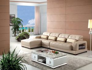 Quality modern home sectional leather sofa furniture wholesale