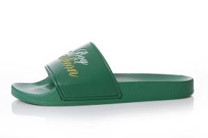 Quality Wear Resistant Men PU Slippers , Summer Indoor Slippers Non Slip Sole wholesale