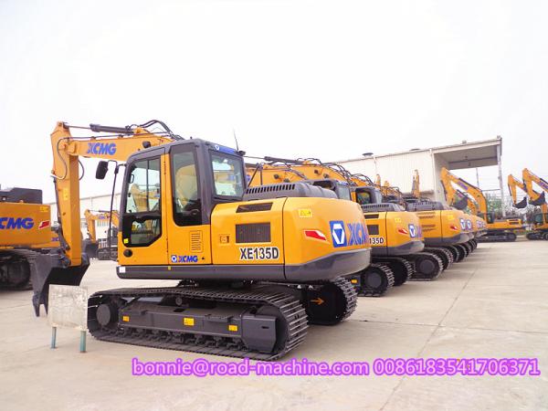 Hydraulic Mini Excavator Machiner XCMG 13T XE135D / Construction Equipment