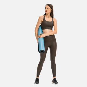 Quality Gym Running Yoga Activewear Sets Texture Cross Back Energy Bra wholesale