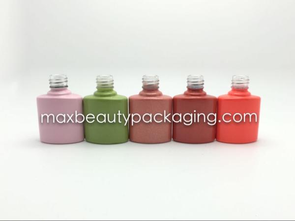 thick and strong powder coating gel polish bottle uv coating color availbale