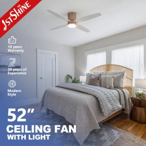 Quality Modern Design 6 Speeds MDF Blades Ceiling Fan Light Rose Gold Color and Low Profile wholesale