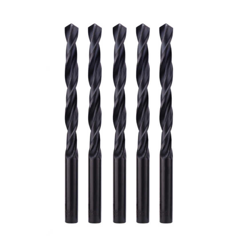 Black Oxide Steel Drill Bit Metalworking Tools Carbide Straight Shank Drill Bit