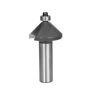 Quality TCT 45 Degree Chamfer Router Bit 22.2mm Cutting Dia Laminate Trimming Bit wholesale