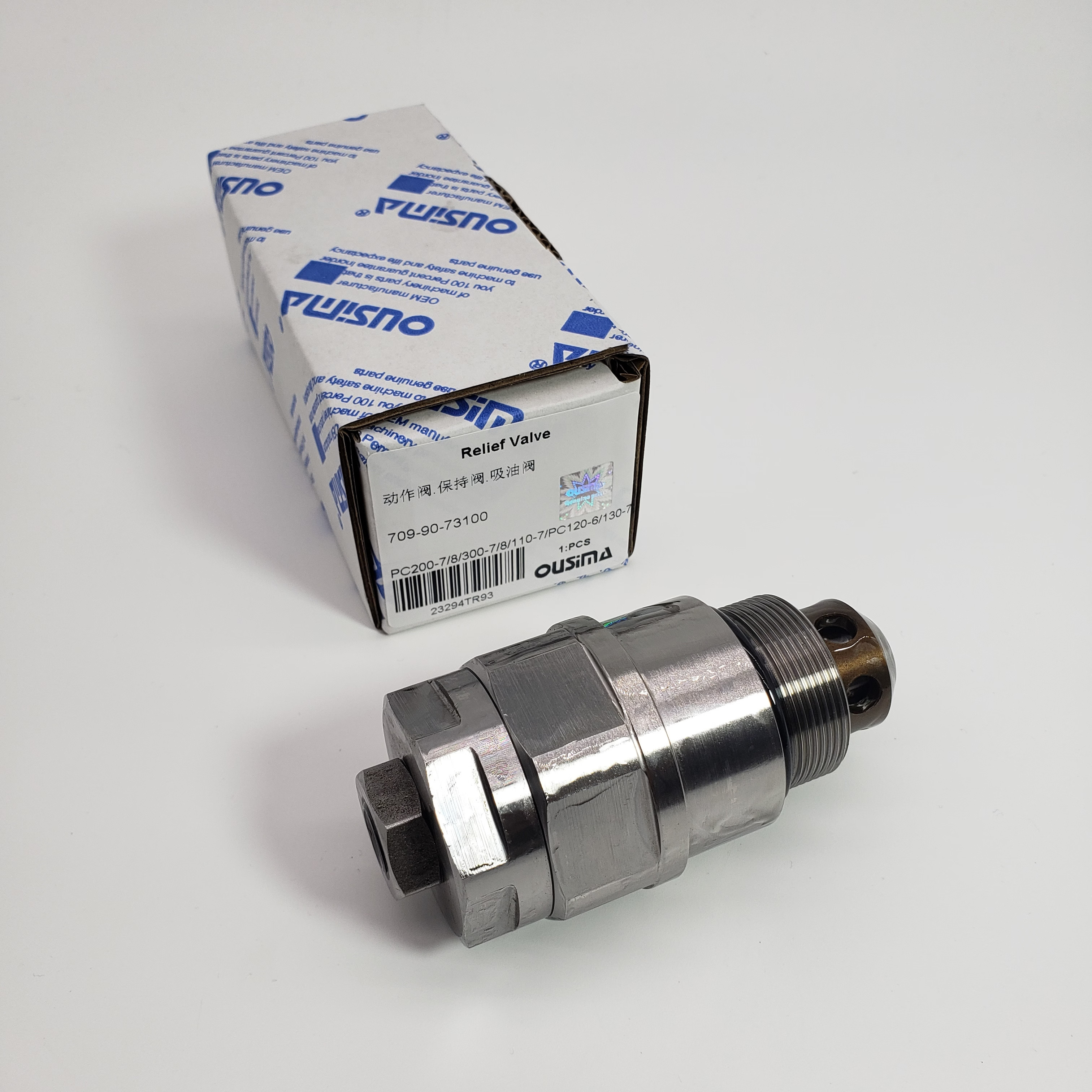 709-90-73100 Relief Valve For Komatsu PC110-7 PC120-6 PC130-7 PC200-7/8 PC300-7/8