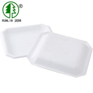 Quality Sugarcane Bagasse Pulp Disposable Meat Tray Without Lid Biodegradable Trays For Food wholesale