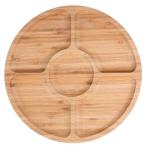 wholesale bamboo food serving tray