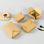 Customized Cardboard Food Takeaway Boxes Packaging Biodegradable Frozen Food