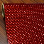 Red 3D Lens Film BOPP Holographic Lamination Film For Packaging Product