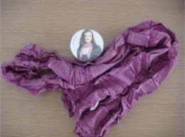 Quality Compressed Knitted Scarf, 100% Cotton, Plain Dyed, Fashional Scarf YT-737 wholesale