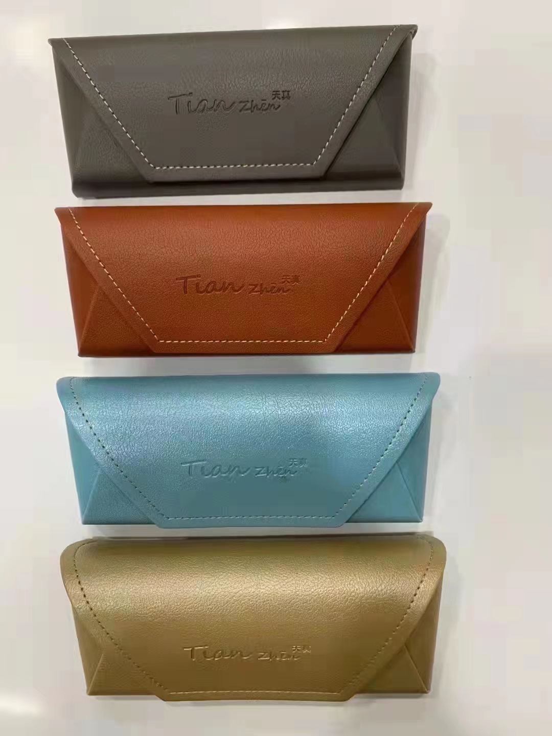 Women And Men Folding Optical Glasses Case Suede Glasses Case Personalized