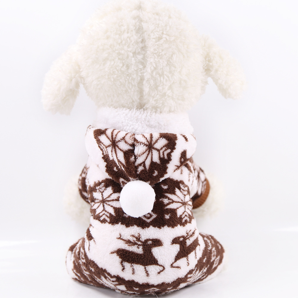 55cm Puppy T Shirt Moderate Thickness Custom Logo Puppy Winter Coat