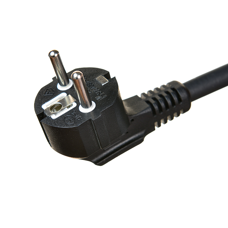 Home Voltage Rate 16A/250V Angled Schuko Plugs And Sockets With Betteri BC01 Connector