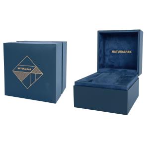 Quality 92*92*75mm Square Clamshell Wrist Watch Packaging Boxes With Pillow wholesale
