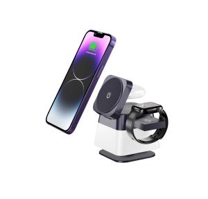 Quality 15W/10W/7.5W/5W Portable Wireless Charger Foldable ABS And Acrylic Material wholesale