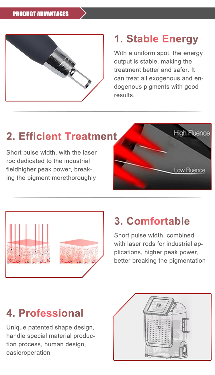 DPL q switched nd yag laser picosecond tattoo removal pico skin whitening machine picosecond laser opt machine