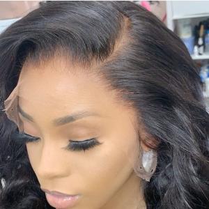 Quality 10A Malaysian Lace Frontal Wig Body Wave 13x4 HD Lace Front Human Hair Wigs wholesale