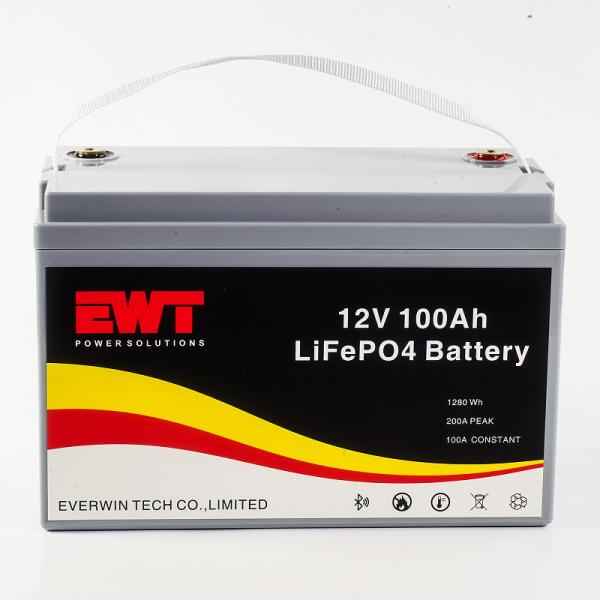 Long Cycle Life Rechargeable Lithium Ion Battery 12v 100ah Lifepo4 Battery Pack