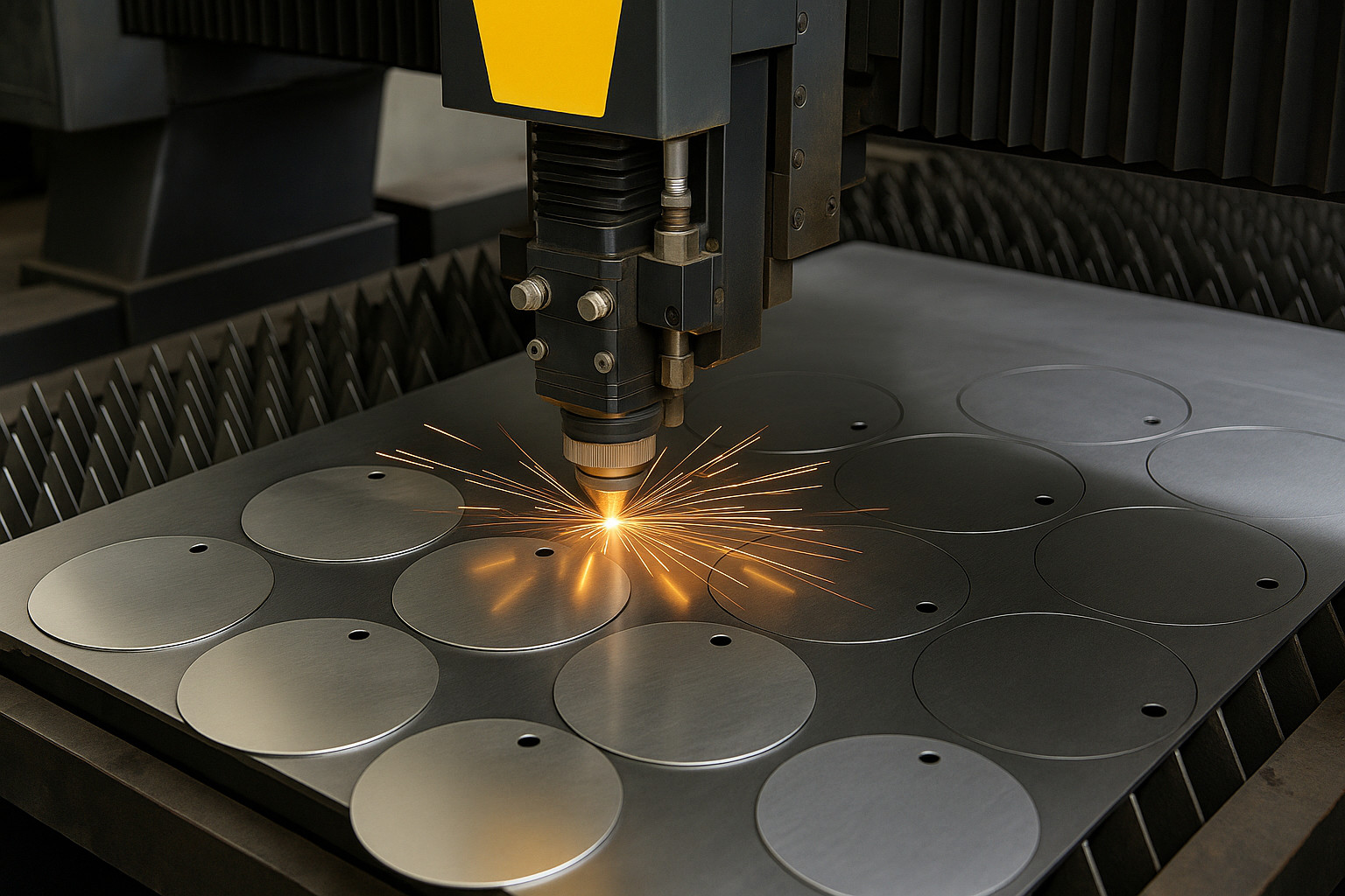Precision Stainless Steel Blanks with Center Hole – Custom Round Disc for Stamping, Fan Covers, and Industrial Applications