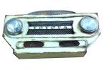 Industrial Upcycle Resin Vintage Blue Car Model Front Wall Light Polystyrene