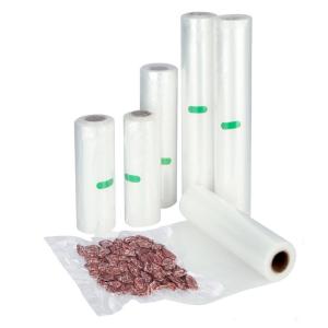 Quality PE PA Vaccum Seal Roll Plastic Embossed Vacuum Sealer Bags Rolls For Microwave wholesale