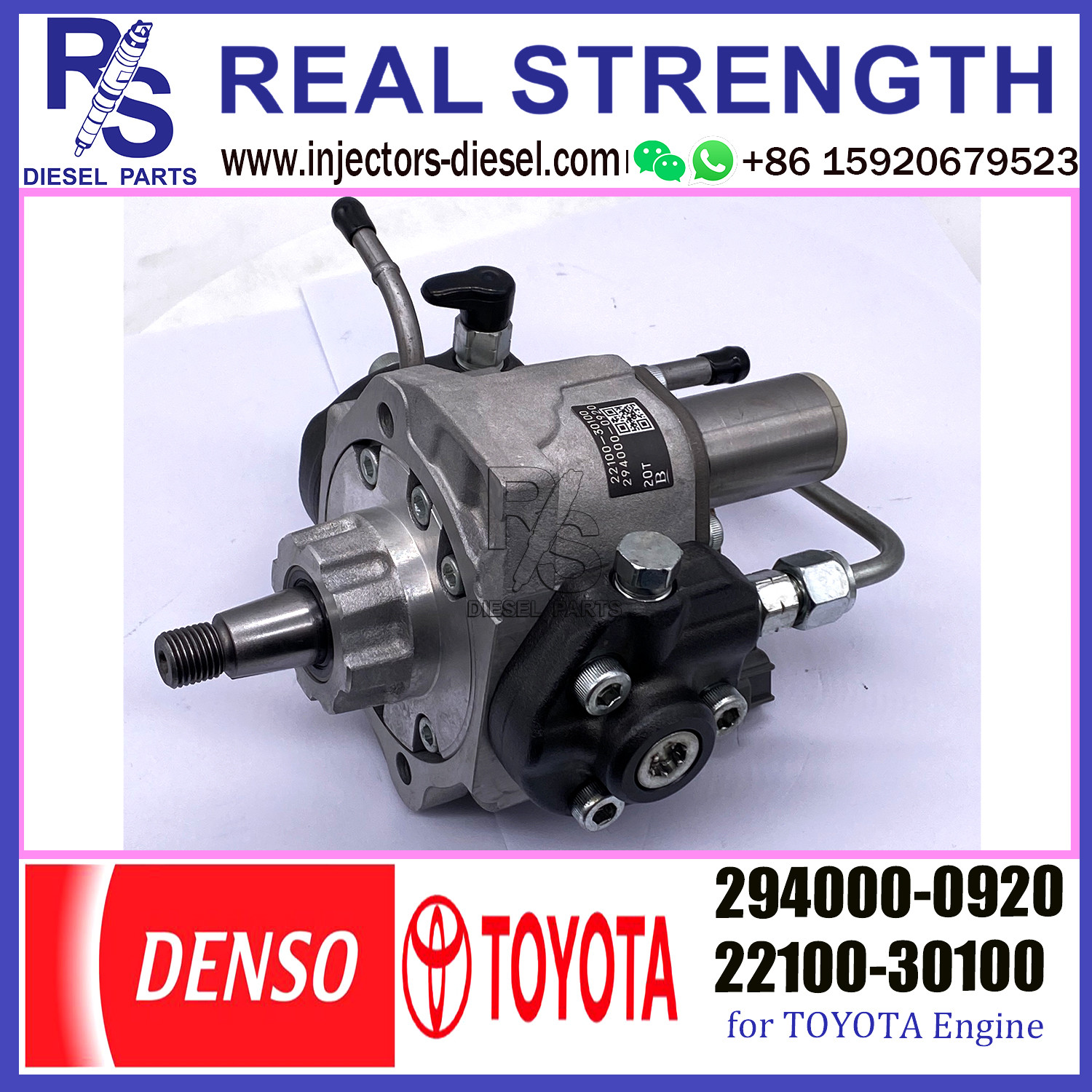DENSO Diesel Engine Fuel HP3 pump 294000-0920 22100-30100 FOR TOYOTA 2KD-FTV 22100-30100