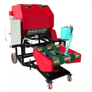 Quality Stretch Film Silage Wrapping Machine 15kw Alfalfa Grass Baler Machine wholesale