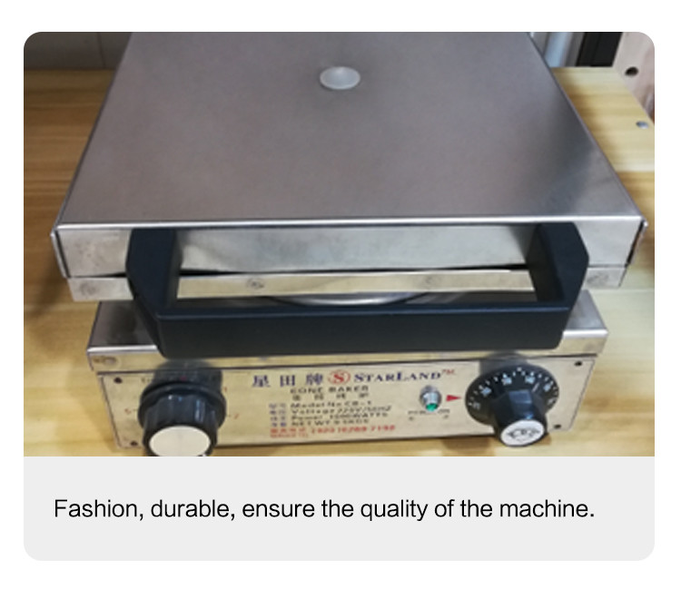 220V 1Kw Small Egg Cone Baking Oven Electric Cone Baker With One Year Warranty