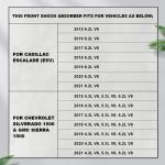 84977478 84176631 Front Shock Absorber for Chevrolet Tahoe Suburban Silverado