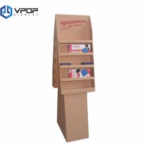 Quality Triangle Shape Cardboard Book Display 4 Colors Printing Single For Retail wholesale