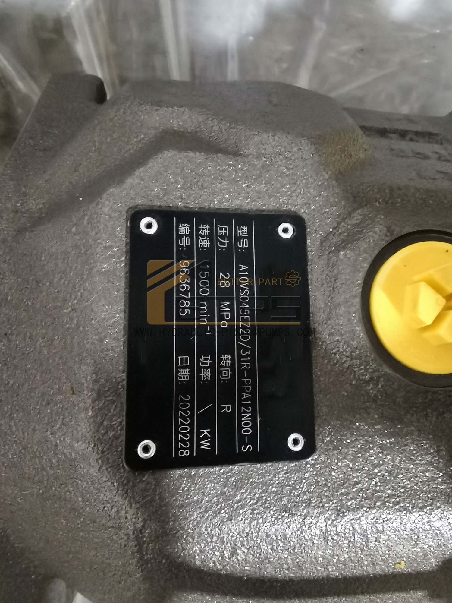 Rexroth A10VSO45EZ2D_31R-PPA12N00 A10VSO Series Hydraulic Axial Piston Pump A10VO18 A10VO28 A10V071 Hydraulic Parts