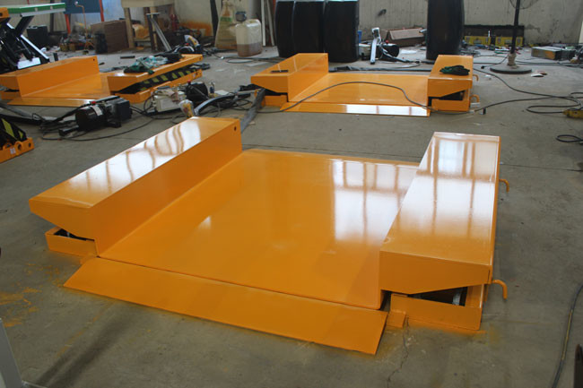 low profile electric hydraulic scissor lift table 1000kg 2000 lb with Explosion-Proof Valve