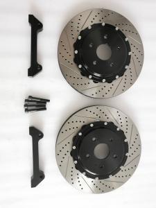 Quality 370*32mm Car Brake Discs Black Full Floating Center Hub Bracket Logo Customized wholesale