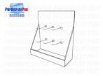 Eco Friendly Cardboard Counter Display Peg Hook 350gsm CCNB
