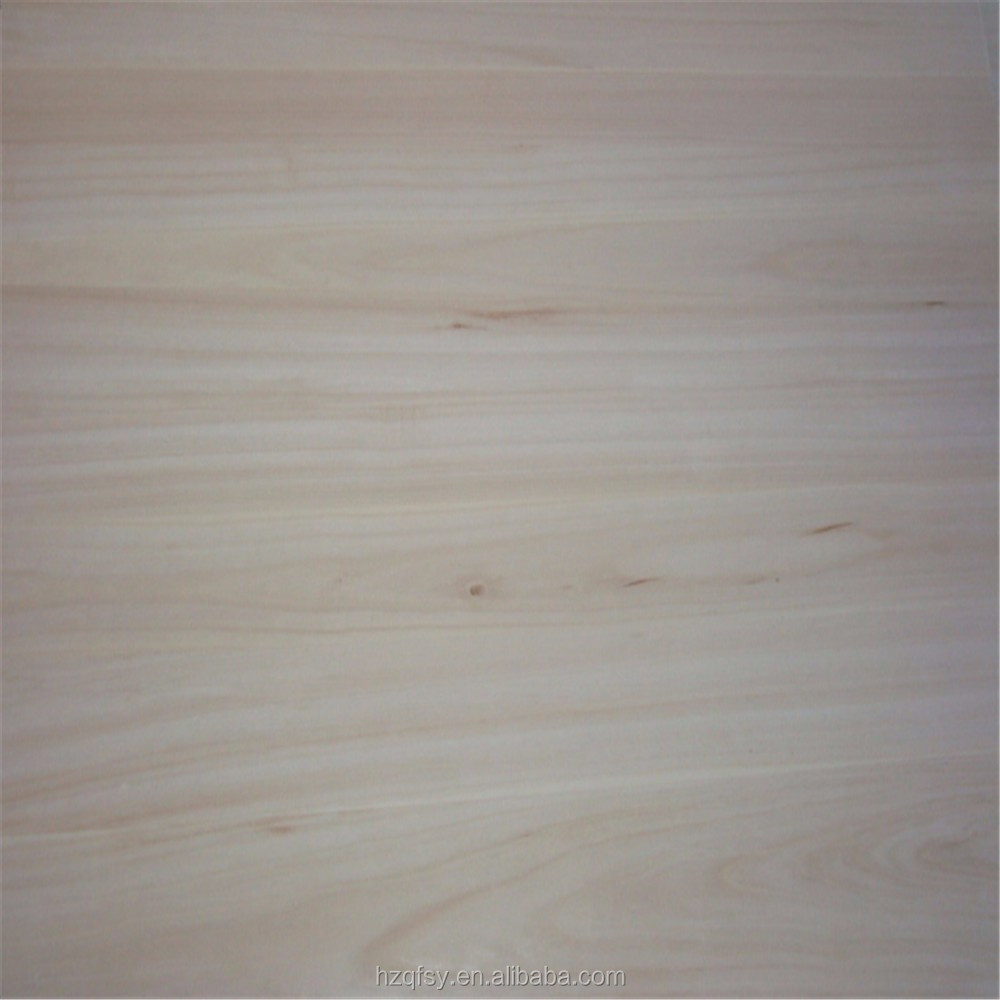 end Furniture Interior Decoration Paulownia Wood Board Natural Solid Wood for Hotel