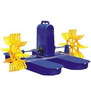 Quality 2.6KG/H Fish Farm Aerator Aquaculture Farm Pond Aeration Paddle Wheel 1.0HP wholesale