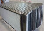 Tan Brown Granite Kitchen Countertops Curved Edge / Bullnose Laminated Edging