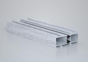 Quality T5 Aluminium Door Profiles White Powder Coating 0.8mm Thickness wholesale