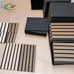 FSC Wood Slat Sound Acoustic Panel Durable High Density Polyester