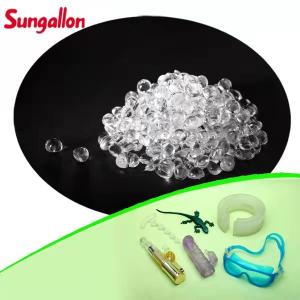 Quality ISO9001 Clear Thermo Plastic Rubber Material TPE Elastomer Material SEBS 35 Shore A Hardness wholesale